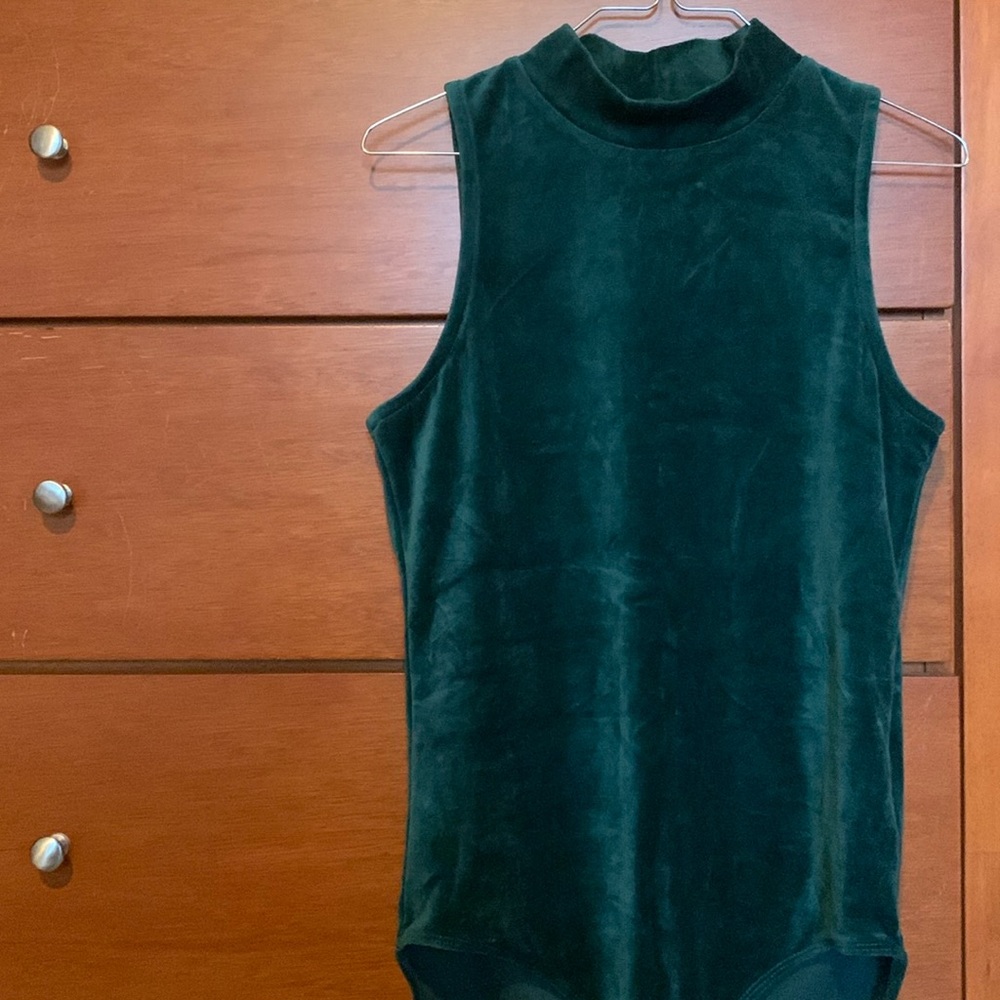 Gap bodysuit, cotton velvet